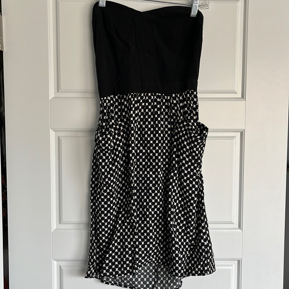 Strapless summer dress